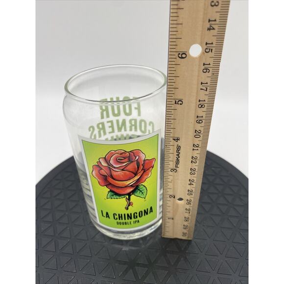 Four Corners Brewing Company Beer Glass orig. La Chingona Double IPA Beer Mugs - Picture 3 of 4